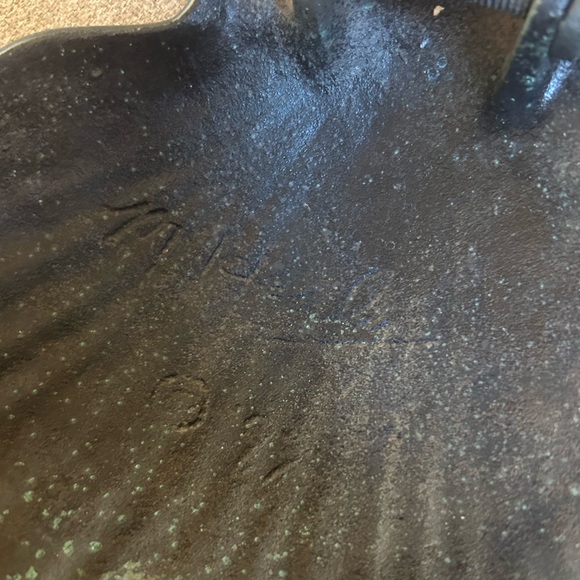 Stunning Michael Healy Vintage Signed Scallop Door Knocker - Oiled Bronze - Picture 6 of 9